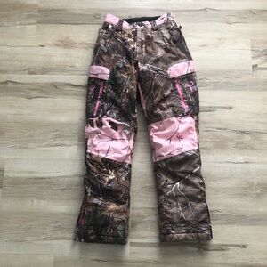 Browning Camouflage Snow Pants with Pink Details